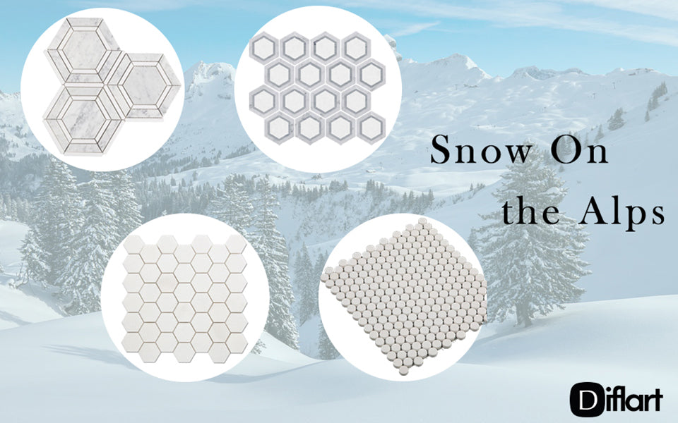 Promotions: Diflart Snow On the Alps Thassos White Marble